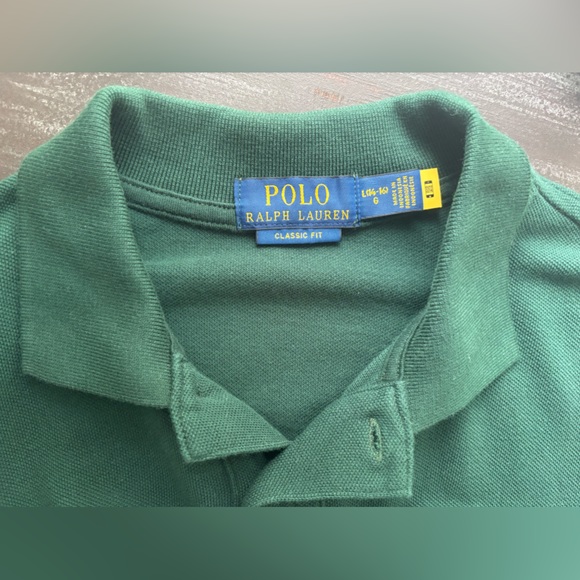 POLO RALPH LAUREN Men's Classic Fit Long Sleeve Polo Shirt Green - Picture 5 of 8